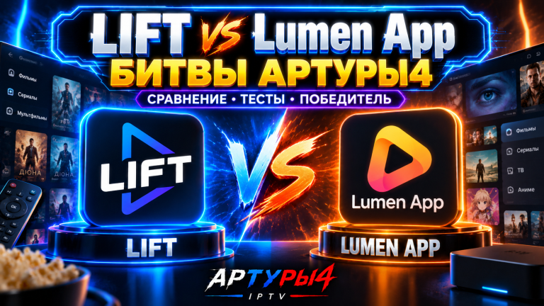 LIFT vs Lumen App — БИТВА МЕДИАТЕК. Что лучше для Android TV и TV BOX?